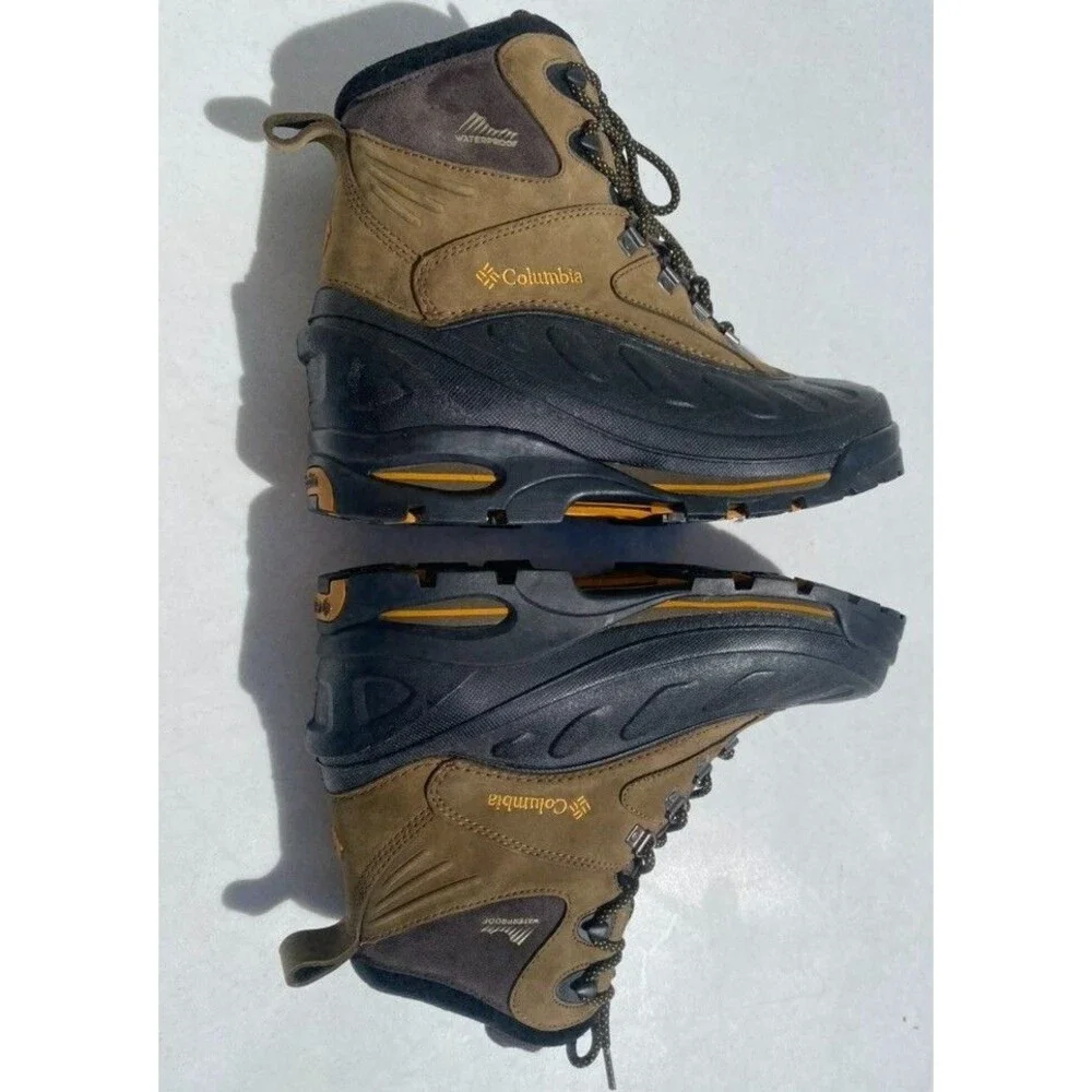 Columbia Bugabootoo NB -Men's 11.5 - Brown Leather Waterproof Thermalite Boots